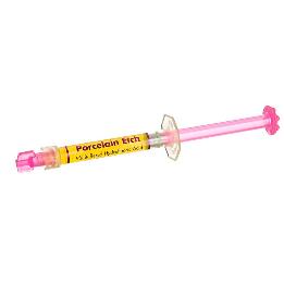 Ácido Fluorhídrico 9% Porcelain Etch reposicion - UP 406 Ultradent - 2 jeringas de 1,2 ml - 1,33 g