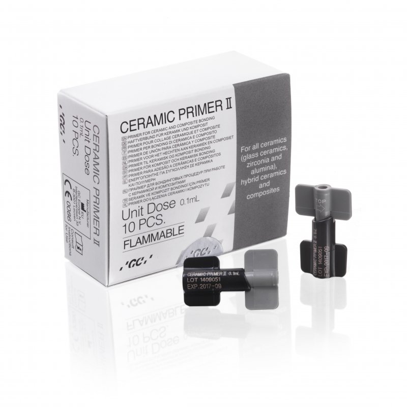 Ceramic Primer II unidose  GC - 10 unidades de 1 ml.
