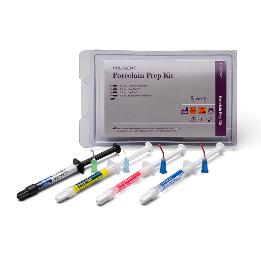 Porcelain Prep Kit Reparacion de cerámica Pulpdent - 4 Jeingas de 1,2 ml + 8 cánulas.