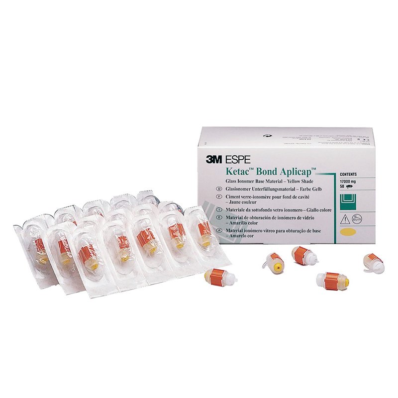 Ketac Bond Cápsulas. Ionómero de vidrio 3M - 50 unidades.