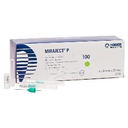 Agujas Duraphat y Calasept. 0,8 mm x 25 mm.  Hager&Werken - 100 unidades.