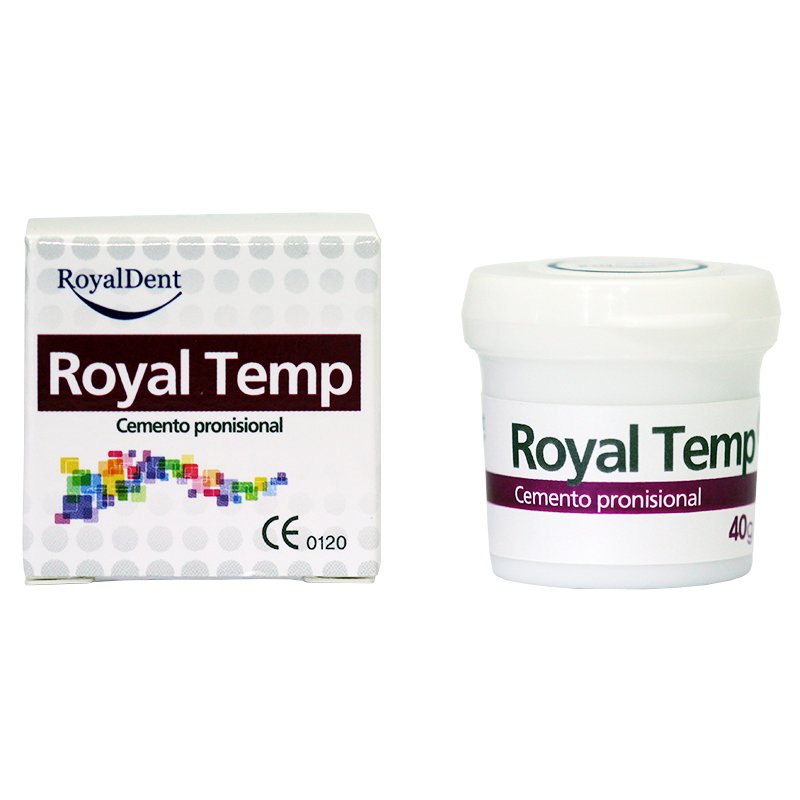 Cemento Royal Temp blanco  Royal Dent - Bote de 40 grs.