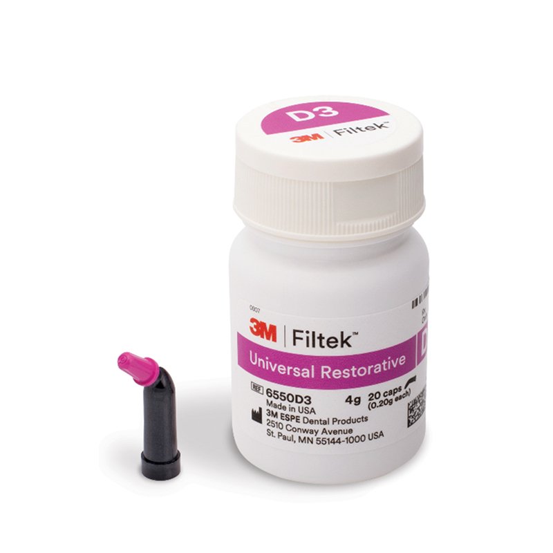 Filtek Universal compules 6550 3M - 20 de 0,2 grs.