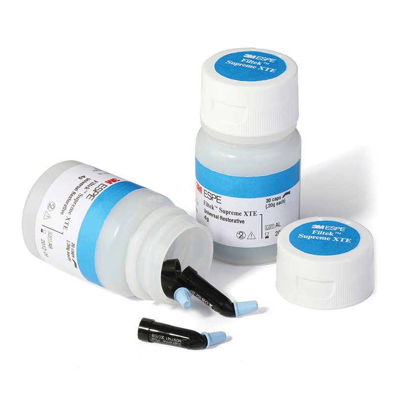 Composite universal Filtek Supreme XTE reposición cápsulas Solventum - 20 cápsulas de 0,25 grs.