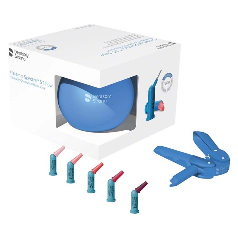 Ceram.x Spectra ST Flow kit compules 60701800 DentsplSirona - 24 compulas de 0,16 grs. + pistola para compules.