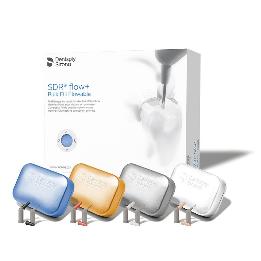 SDR flow+ Edición especial - 60603034 Dentsply Sirona - Contiene 110 compulas de 0,25 grs. - 70 universal, 10 A1, 15 A2 y 15 A3 en 4 cajas de colores.