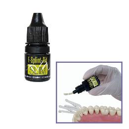 Fiber-splint Aid Slim ( descatalogado) Polydentia - 1 frasco con Tira en fibra de vidrio (120 mm de largo) impregnada en Fiber-Bond + 5 Clip&Splint + grapas de aplicación