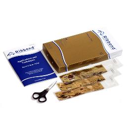 Ribbond THM Surtido Ribbond - Estuche 22 cm.de cada fibra en 2,3 y 4mm. + tijeras + muestra + modelo e instrucciones.