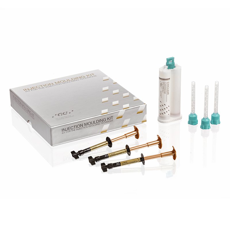 Injection Moulding Toolkit 901532 GC - 3x syringes G-aenial Universal Injectable (A1,A2 y A3) + 1x Cartridge EXACLAER