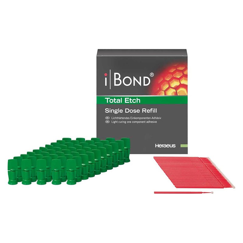 i bond Total Etch Single Dose refill Heraeus-Kulzer - 50 monodosis + 50 aplicadores + accesorios.