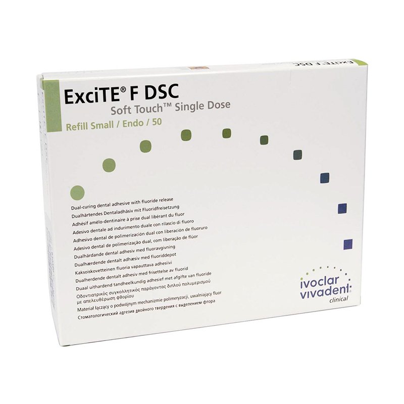 ExciTE F DSC Single Dose Small/Endo  Ivoclar-Vivadent - 50 unidades de 0,1 ml. + accesorios.