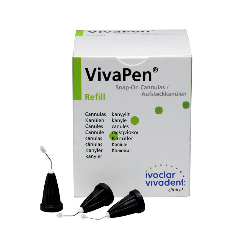 VivaPen Snap-On Canulas reposición Ivoclar-Vivadent - Caja de 100 unidades.