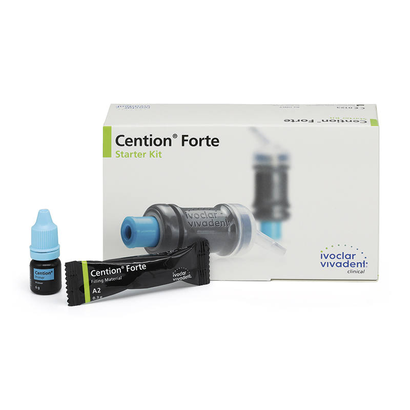 CENTION FORTE STARTER KIT 740831 Ivoclar-Vivadent - 20 cápsulas de 0,3 grs + Primer x 6 gr