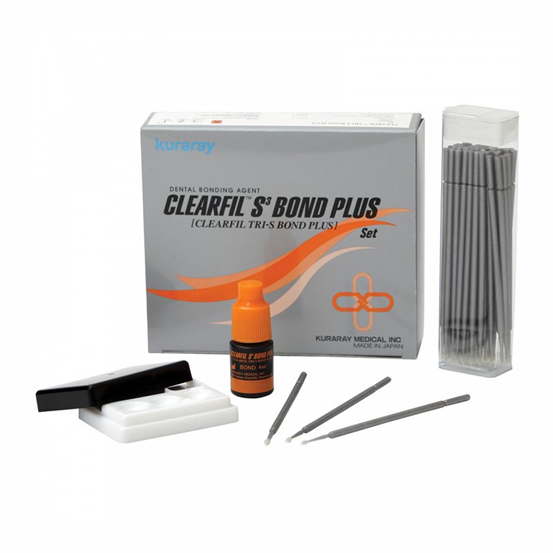 Clearfil S3 Bond Plus kit Kuraray - Botella de 4 ml + accesorios