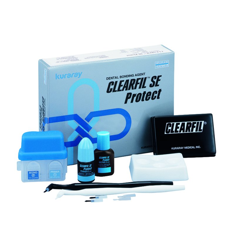 Clearfil SE Protect kit estandard Kuraray - Contiene: 6 ml. Primer + 5 ml. Bond + accesorios.
