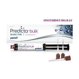 Composite universal  Predicta Bulk Bioactive dual viscosidad baja LV Parkell - Jeringa de 5grs + 20 canulas calibre 17.