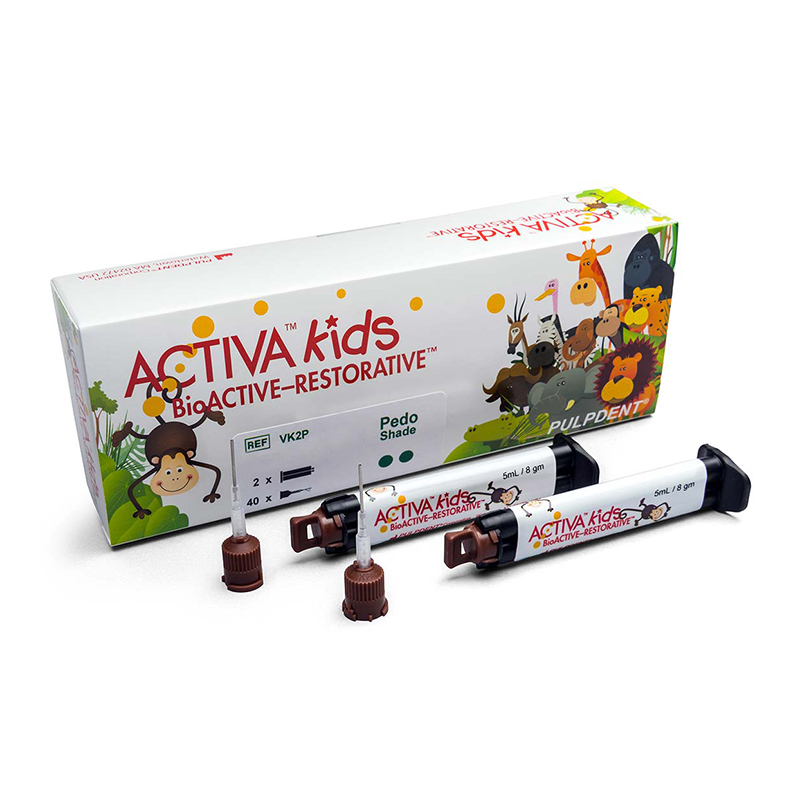 Activa kids Pulpdent - 2 jeringas 5ml+40 puntas automix