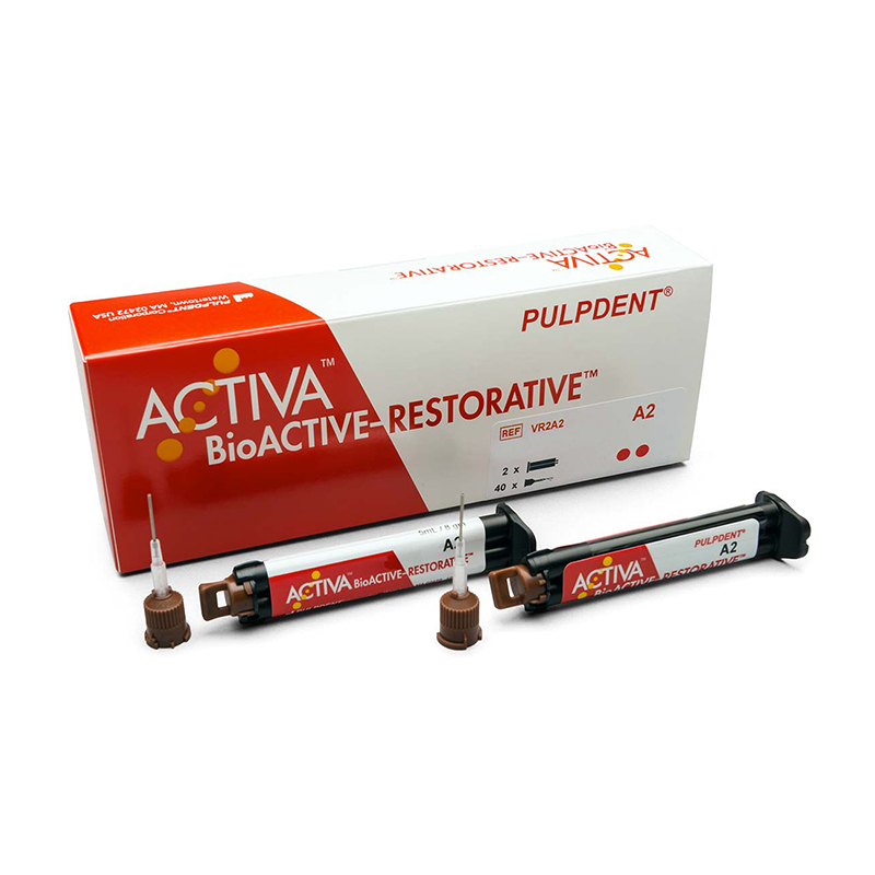 Kit Activa BioACTIVE RESTOTATIVE Pulpdent - dispensador + 1 jeringa x 5 ml. + 20 puntas