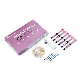 ESTELITE SIGMA Q INTRO KIT Tokuyama - 6 jeringas de 3,8 g (A1, A2, A3, A3.5, OA2, OPA2) + 1 Bond Force II 1 ml + 50 microaplicadores + 1 pocillo de mezcla + 1 guía de colores