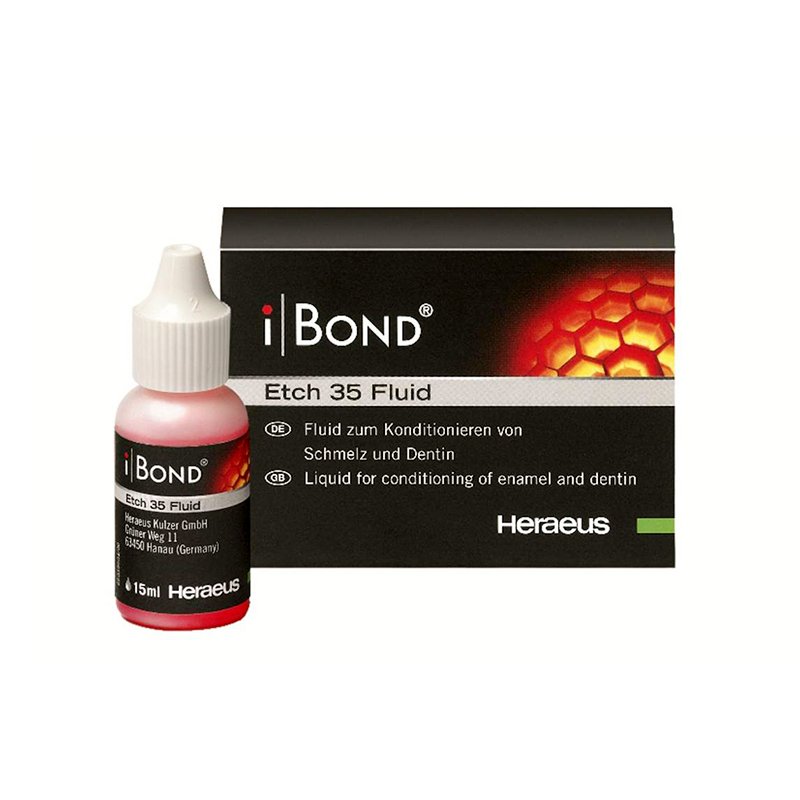 Ibond Etch 35 fluid Heraeus-Kulzer - 1 frasco de 15 ml.