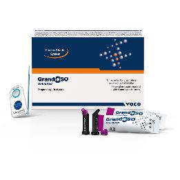 GrandioSo Unlimited kit prueba 6257 Voco - Contiene:10 cápsulas ( 2 de cada colores: A1, A2,A3,A3,5,A4) , 10 monodosis Futurabond U + accesorios.