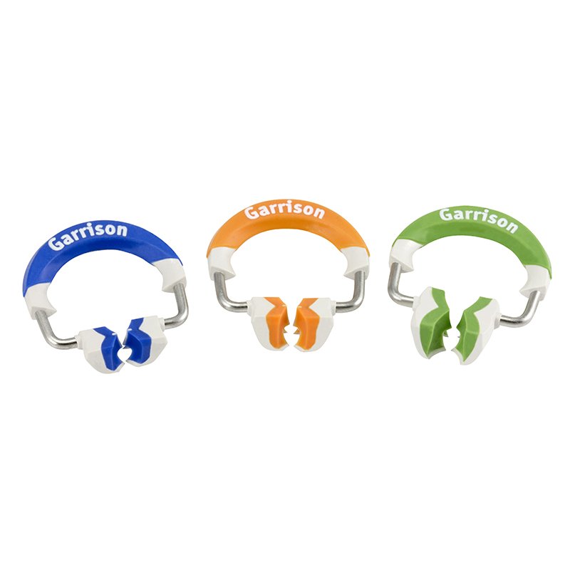 Kit Anillos Composi-tight 3D Fusion FXR01 Garrison - 3 unidades en colores (azul, naranja y verde).