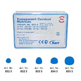 Matrices cervicales (851S a 855S) KerrHawe - 150 unidades