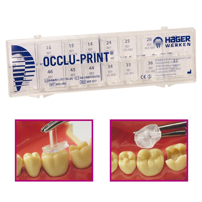 Matrices para moldeado Occu-print Hager&Werken - Kit de 32 unidades