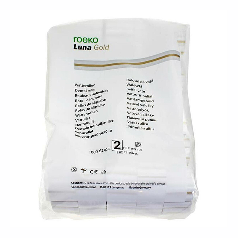 Coltene Whaledent Roeko Luna Dental Rolls Size #1 - 1000 Per Box