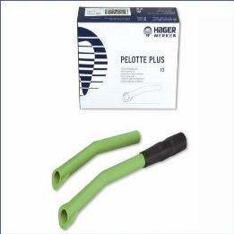 Cánulas aspiración quirúrgicas Pelotte Green Hager&Werken - 10 cánulas.