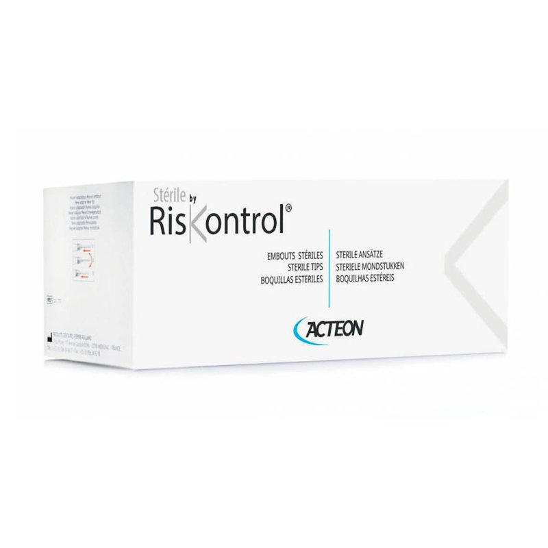 Risk control estéril Acteon - 100 unidades. Color blanco.