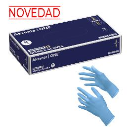 Guantes nitrilo sin polvo Laguna Blue Azkenta - 100 unidades 