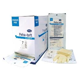 Guantes estériles látex sin polvo Peha-Taft Classic  Hartmann - Caja de 50 pares.