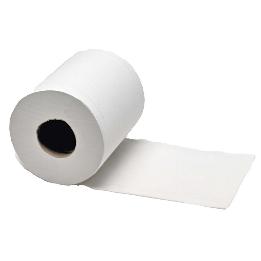 Bobina secamanos grande para dispensador automático Royal Dent - 6 rollos, color blanco, 2 capas, acabado liso.