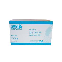 Gasas estériles 4 pliegues Omnia - 25x16 cm. 100 unidades.