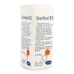 Gasas no estéril Sterilux ES 5x5 4188004 Hartman - 100 unidades. 17 hilos 100% algodón