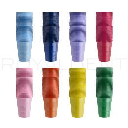 Vasos colores mágicos de plástico Monoart  Euronda - 100 vasos