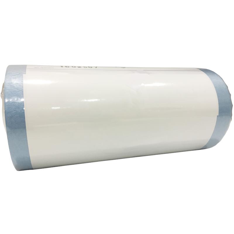 Baberos en rollo papel-plástico pre-cortado Royal Dent - 80 unidades. Color azul. Ancho: 50 cm Largo: 60 cm.