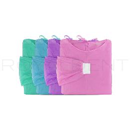 Batas desechable HIDROREPELENTES  no estériles 4 colores Alle Euronda - 4 unidades diferente color verde, azul, rosa, violeta