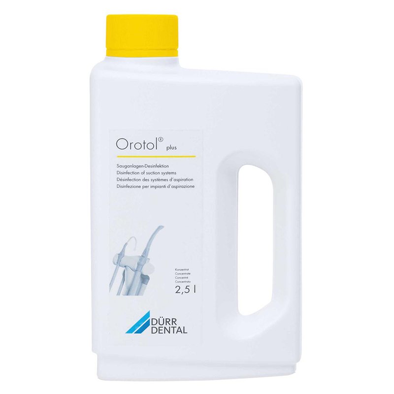 Aspiración desinfectante Orotol plus Durr Dental - Botella de 2,5 litros.