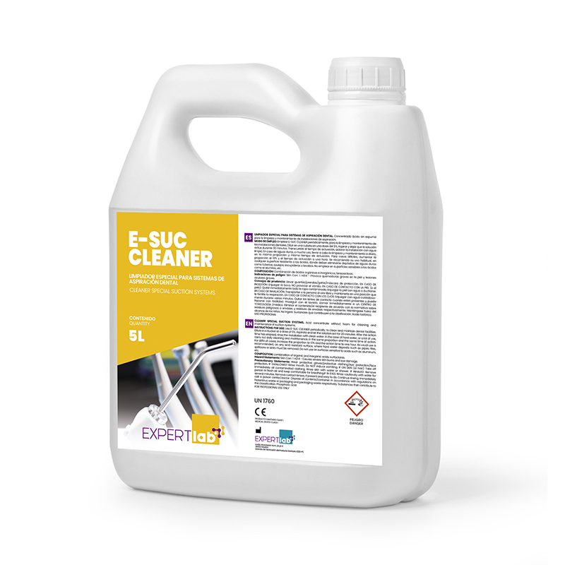 E-SUC CLEANER limpiador aspiración 5 litros EXPERTLAB - Producto 3 en 1: Desinfección, limpieza y desodorización
