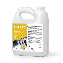 E-SUC JET desinfectante aspiración 5 litros EXPERTLAB - Botella de 5 litro, dilución 5%, equivale a 100 l de disolución.