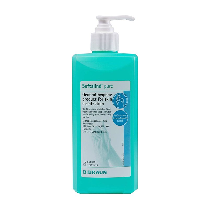 Deinfección de manos Softalind Gel Visco Rub antiséptico   B.BRAUN - 1 botella de 500ml 