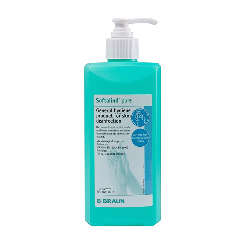 Deinfeccion de manos Softalind Gel Visco Rub antiséptico   B.BRAUN - 1 botella de 500ml 