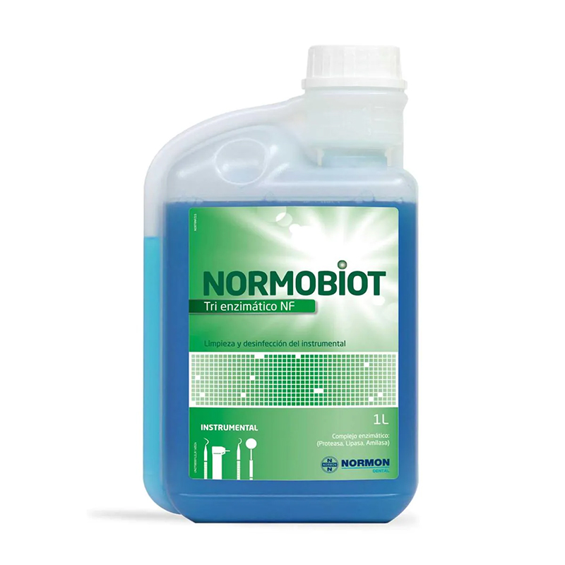 Normobiot Tri-Enzimatico NF  Laboratorios Normon - Botella de 1 litro, concentrado.