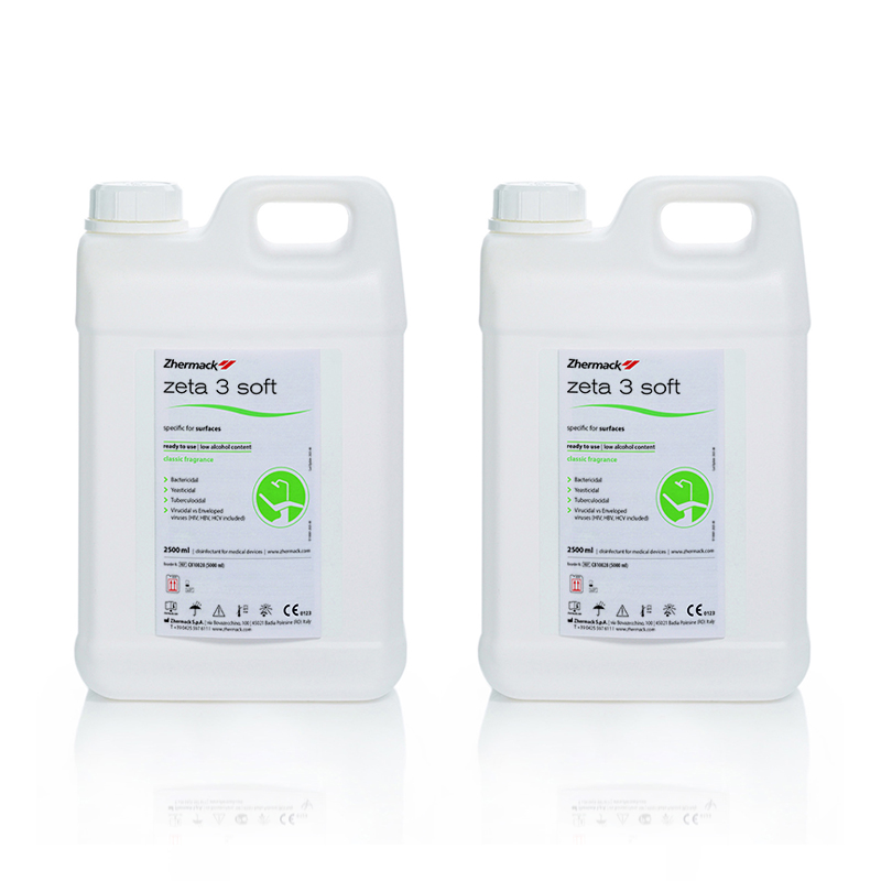 Z3 Soft Classic Ecopack Zhermack - 2 botellas de 2,5 litros