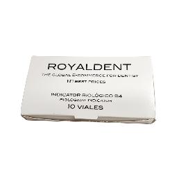 Indicador biológico universal para todas las incubadoras Royal Dent - Caja de 10 unidades.