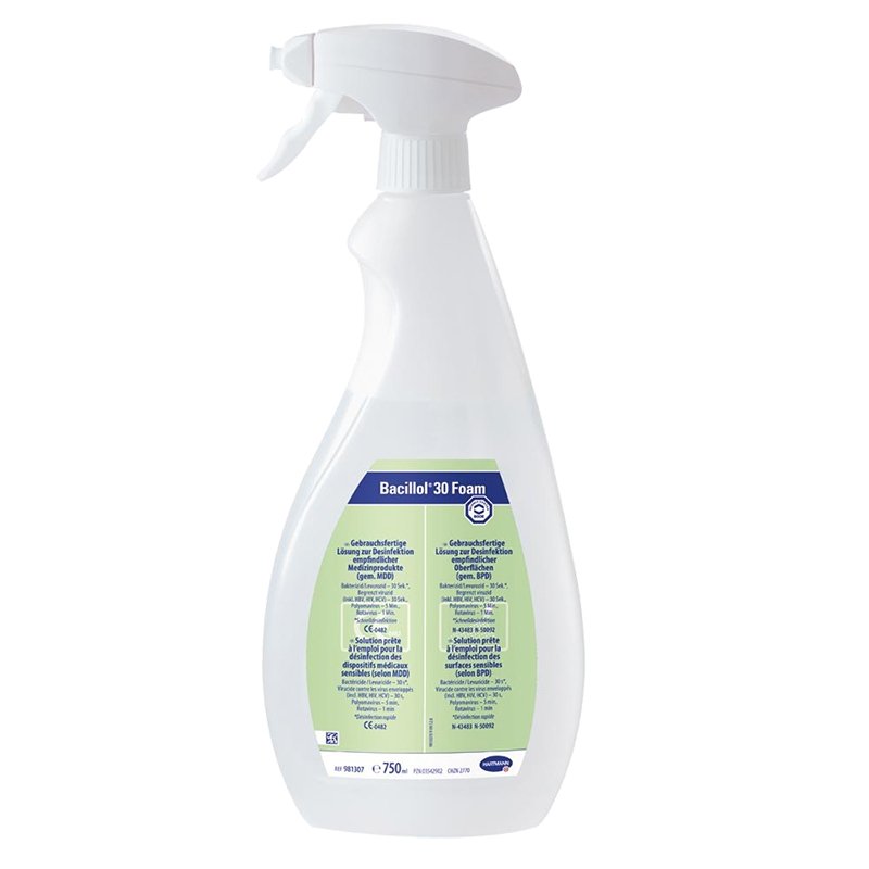 Desinfección de superfície Baciloll 30 FOAM 750ml Hartmann - unidad