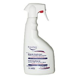 Desinfección superficies libre de clorhexidina aroma menta reposición Royal Dent - Botella 750 ml. Con dispensador.