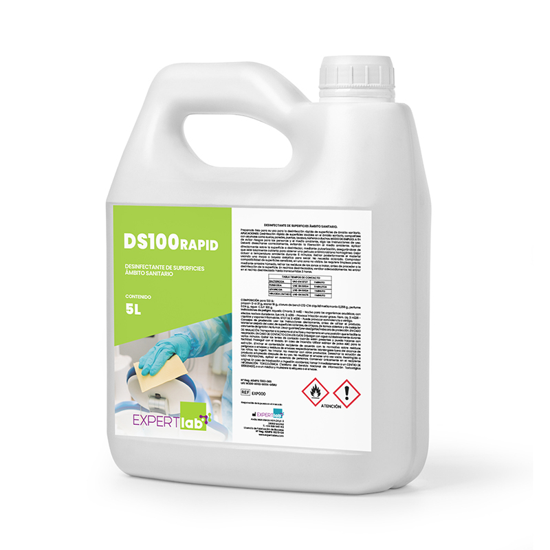 DS100 RAPID Desinfectante de superficies 5 litros EXPERTLAB - 